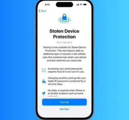 房山苹果授权维修店分享被盗设备保护功能开启方法 