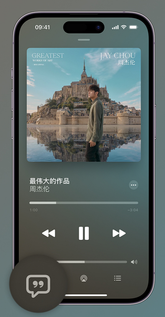 房山iphone维修分享如何在iPhone上使用Apple Music全新唱歌功能 