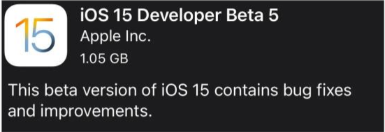房山苹果手机维修分享如何升级到iOS15.0 beta5 